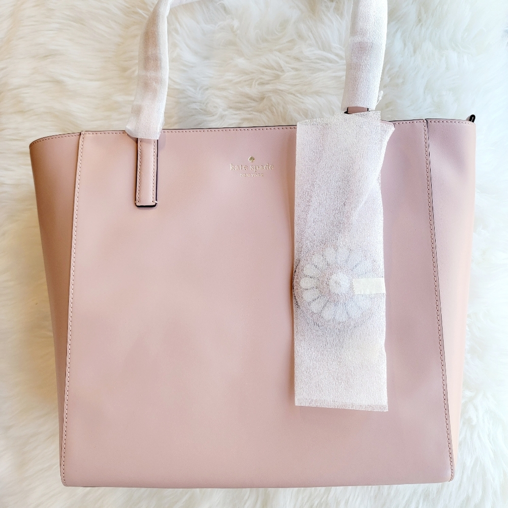 Kate Spade Rosa Tote Rosy Cheeks Bag Pink Daisy